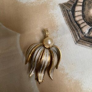 Antique brooch. Costume jewelry